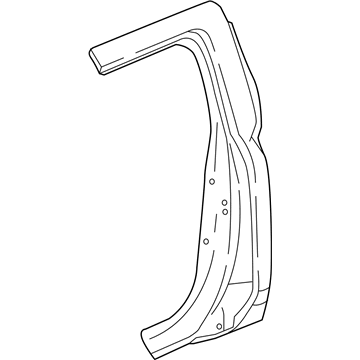 Honda 04636-T6Z-A91ZZ PANEL SET R,RR(DOT)