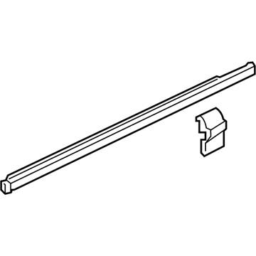 Honda 72450-TG7-A03 MOLDING ASSY., L. FR. DOOR