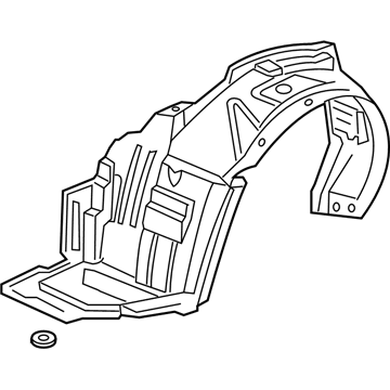 Honda 74151-S9V-A00 Fender, Left Front (Inner)