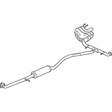 Honda 18307-TBC-A81 Silencer Complete, Exhaust (R)