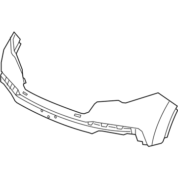 Honda 04711-T6Z-A90ZZ Face, Front Bumper (Dot)