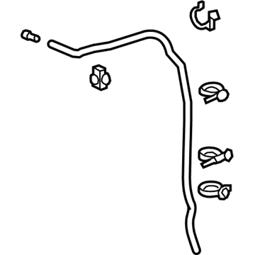 Honda 70060-SZA-A00 Tube Assy., R. RR. Drain (Sunroof)