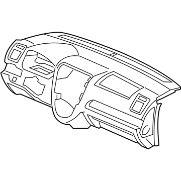 Honda 77102-S6A-G00ZB Panel, Instrument *NH167L* (GRAPHITE BLACK)