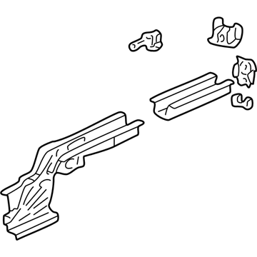 Honda 65660-S5D-A01ZZ Frame, L. RR.