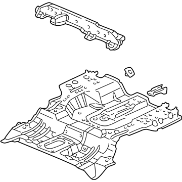 2004 Honda Civic Floor Pan - 04655-S5W-310ZZ