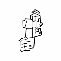 716 Tba A50 Genuine Honda Plate L Fr Bumper Side Induction