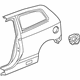 Honda 04646-S5S-A90ZZ Panel Set, L. RR. (Outer) (DOT)