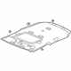 Honda 83200-S5S-E20ZA Lining Assy., Roof *NH220L* (Sunroof) (CLEAR GRAY)