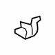 72965-SWA-A02 - Genuine Honda Molding, L. RR. Door Sash
