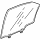 Honda 73450-S4K-J00 Glass Assy., L. RR. Door (Green)