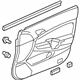 Honda 83502-TA0-A61ZD Lining, R. FR. Door (Lower) (Typea) (LEA)(Black)