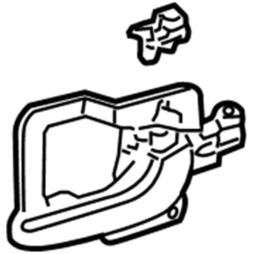 2002 Honda Civic Door Handle - 72120-S5S-E01ZC