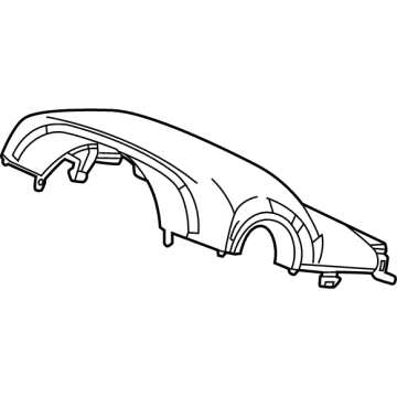 Honda CR-V Hybrid Steering Column Cover - 77350-3A0-A01ZA
