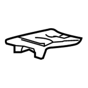 77132-SDA-A01ZB Honda Lid Assy., R. Instrument (Upper) *YR248L* (KI TAUPE) Illustration 1 of 1