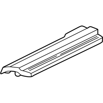 84201-S82-A00ZA Honda Garnish, R. FR. Side *NH264L* (CLASSY GRAY) Illustration 1 of 1