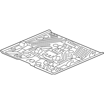Honda 04651-TZ5-A00ZZ Panel Set, FR. Floor