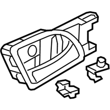 Honda 72120-TK8-A11ZB Handle Assembly (Sienna Beige)