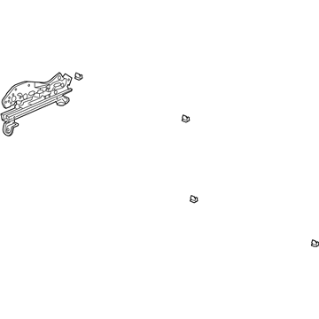 81660-SDN-A01 Honda Left Slide Adjuster (Outer) Illustration 1 of 1