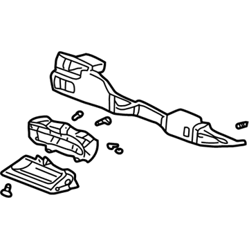 77300-S9A-A01ZB Honda Cover Assy., Driver Instrument (Lower) *YR202L* (DARK SADDLE) Illustration 1 of 1