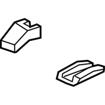 81505-TF0-G01ZA Honda Cover, L. FR. Seat Foot (Outer) *NH167L* (FR) (GRAPHITE BLACK) Illustration 1 of 1