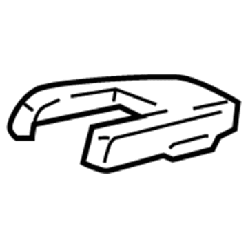 81506-SWA-A01ZA Honda Cover, L. FR. Seat Foot (Inner) *NH598L* (RR) (ATLAS GRAY) Illustration 1 of 1