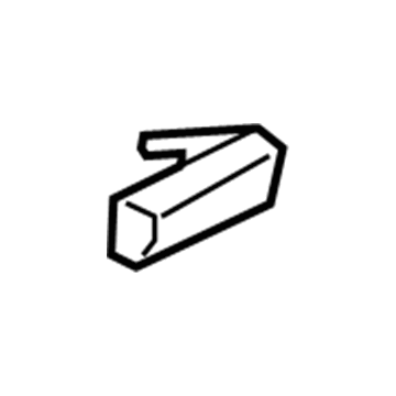 81631-S9A-003ZB Honda Knob, L. Reclining *YR203L* (SADDLE) Illustration 1 of 1