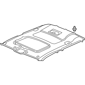 Honda 83200-SJC-A01ZA Lining Assy., Roof *G66L* (Normal) (TU LIGHT GREEN)