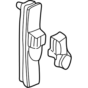 Honda 81460-S4K-A02ZC Adjuster, Shoulder Slide *YR169L* (MILD BEIGE)
