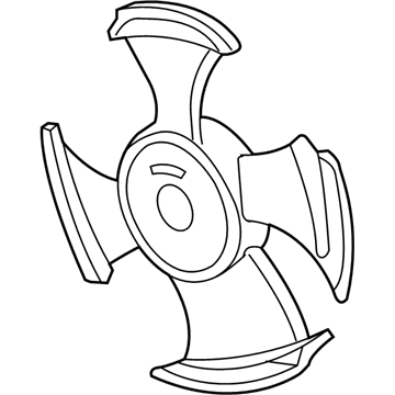 2005 Honda Accord Hybrid Fan Blade - 38611-RCJ-A01