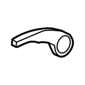 81621-SNA-A02ZH Honda Handle, L. Height Adjuster *NH607L* (TU DARK GRAY) Illustration 1 of 1