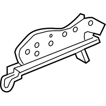 Honda 81660-SHJ-A01 Adjuster, L. FR. Seat Slide (Outer) 81660-SHJ-A01 Honda Adjuster, L. FR. Seat Slide (Outer) Illustration 1 of 1