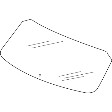 Honda 73211-TGS-A01 Set, Rear Windshield Glass