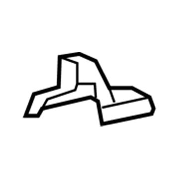 81106-SWA-A11ZA Honda Cover, R. FR. Seat Foot (Inner) *NH598L* (RR) (ATLAS GRAY) Illustration 1 of 1