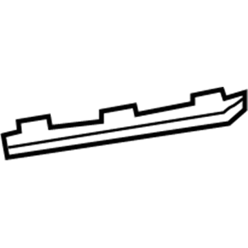 Honda 71519-TLA-A11 Molding, L. RR. Bumper Side