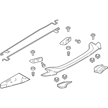 2018 Honda Civic Spoiler - 08F13-TBG-110