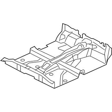 Honda 83301-SNX-A02ZA Carpet, Floor *NH167L* (GRAPHITE BLACK)