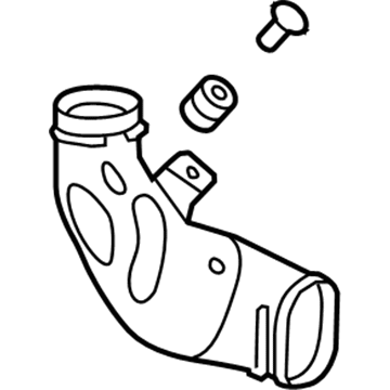 Honda 17243-RK1-A00 Tube Assembly B, Air I
