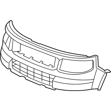 Honda 04711-SCV-A60ZZ Face, Front Bumper (Dot)
