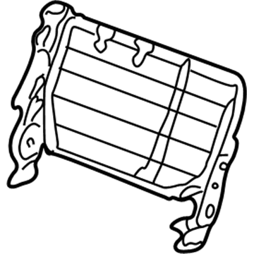 Honda 82126-S9A-A11 Frame, R. RR. Seat-Back