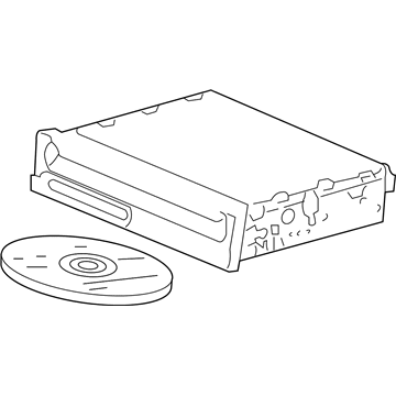 39540-SDR-405 Honda DVD Unit, Navigation (W/O DVD-Rom) (Alpine) Illustration 1 of 1