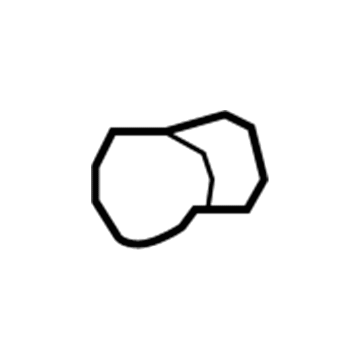 Honda 83525-SWA-A01ZA Cap, R. FR. (Upper) *NH167L* (GRAPHITE BLACK)