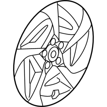 Honda 44733-T3V-A01 Trim, Wheel R 17X7
