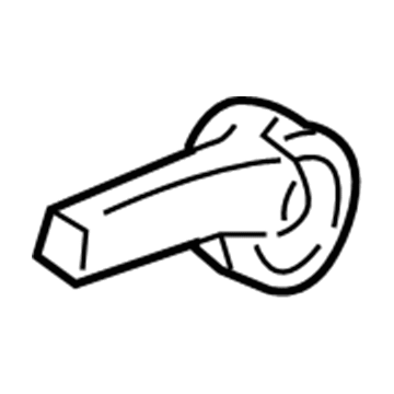 Honda 81621-TA0-A01ZC Handle, L. Height Adjuster *YR327L* (PEARL IVORY)