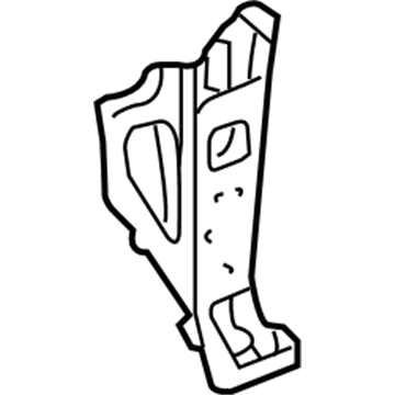 Honda 04637-SJC-A00ZZ Pillar Set, R. FR. (Lower) (Inner)