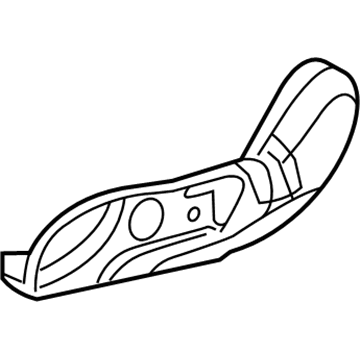 Honda 81238-TA0-A01ZD Cover, R. Reclining (Outer) *G69L* (PALE MOSS GRAY)