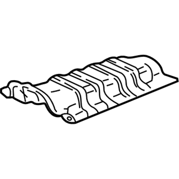 2002 Honda Accord Exhaust Heat Shield - 74601-S87-A01