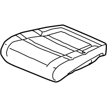 Honda 81528-S0X-A01 Pad, L. FR. Seat-Back