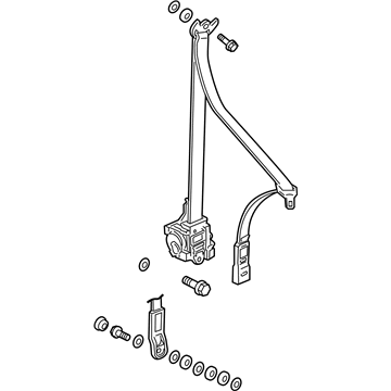 Honda 04814-TE0-305ZA Outer Set, Belt