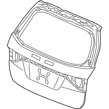 2014 Honda Odyssey Tailgates - 68100-TK8-405ZZ
