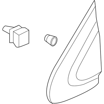 Honda 75490-TLA-A01 Garnish Assy., R. FR. Pillar Corner
